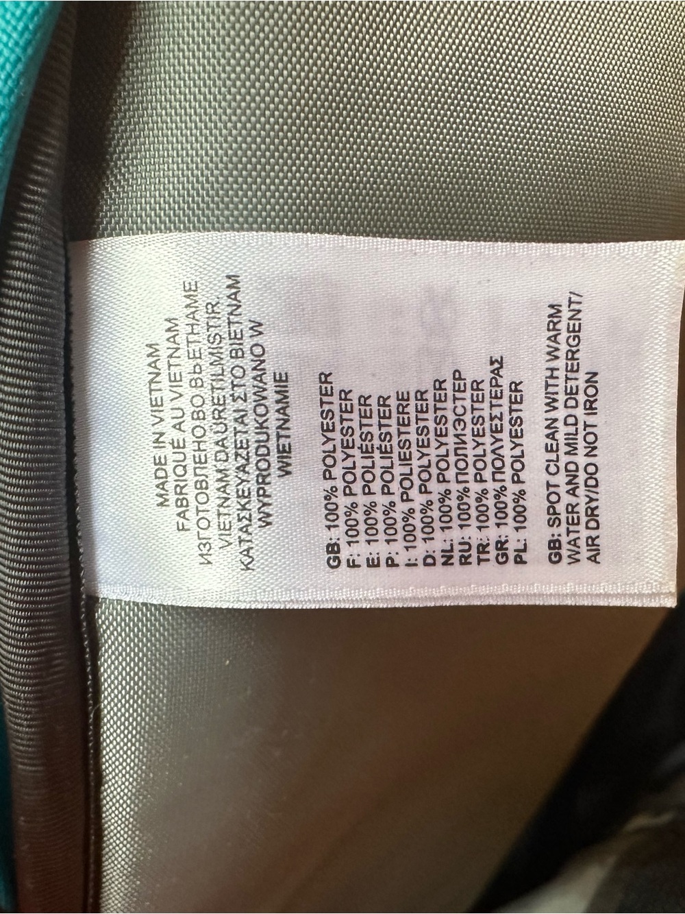 The North Face Jester Backpack Padded Orange and Teal - Picture 4 of 8